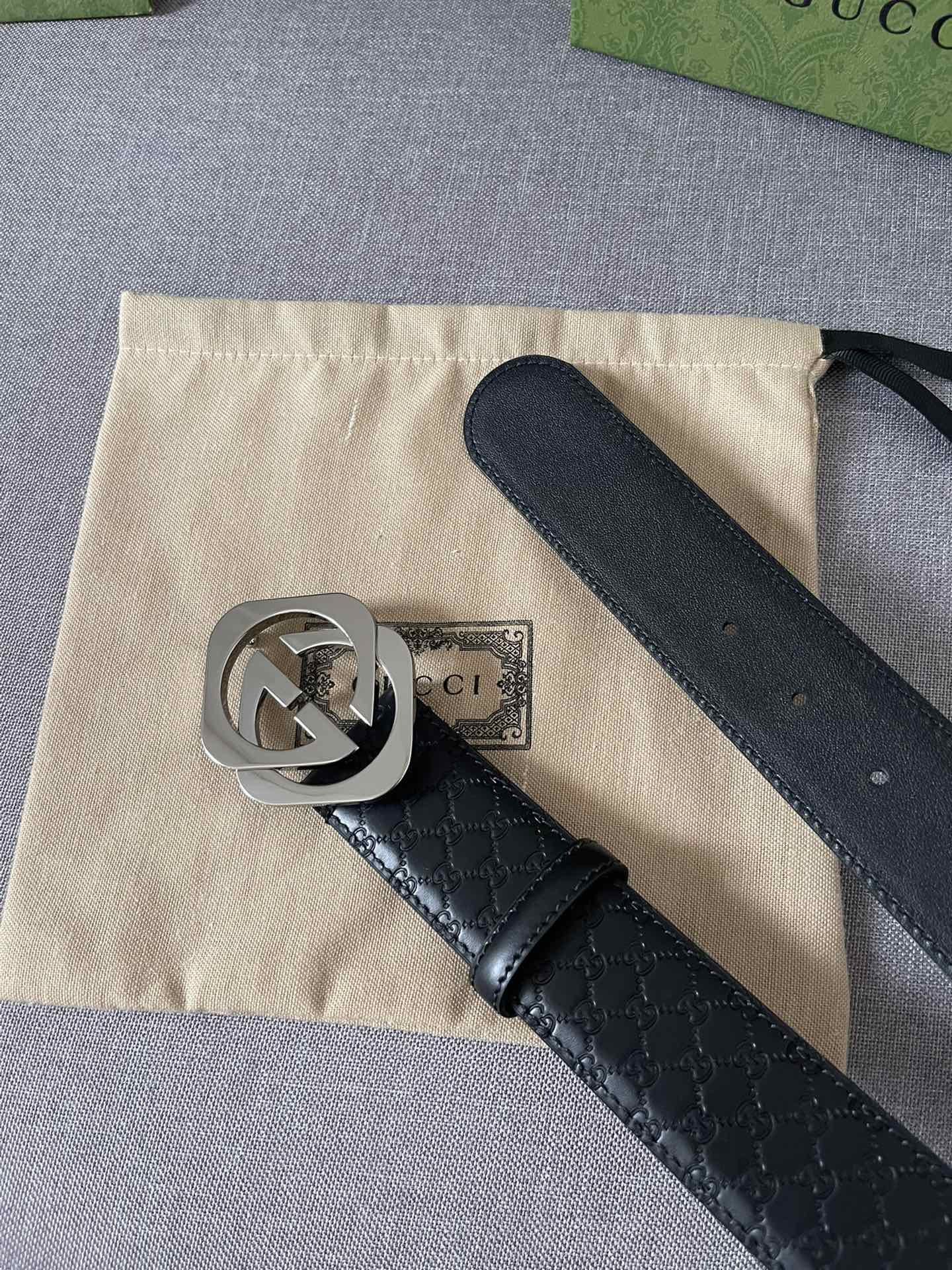 Gucci Basic Belt Cow Leather M