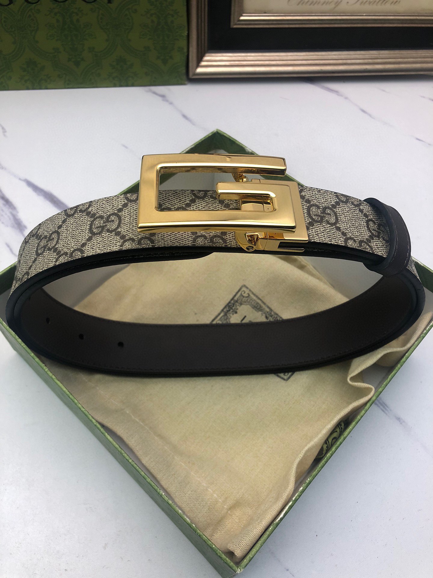 Gucci Basic Belt Cow Leather