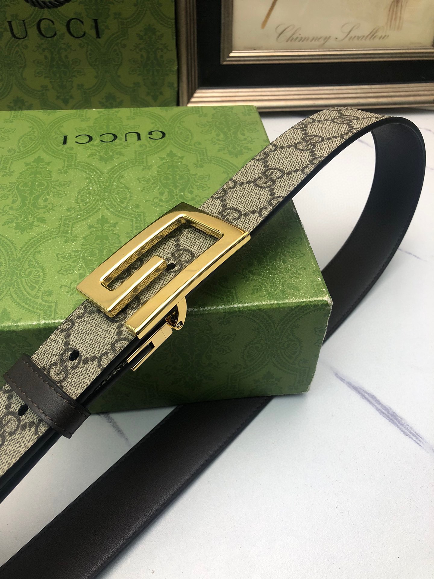 Gucci Basic Belt Cow Leather