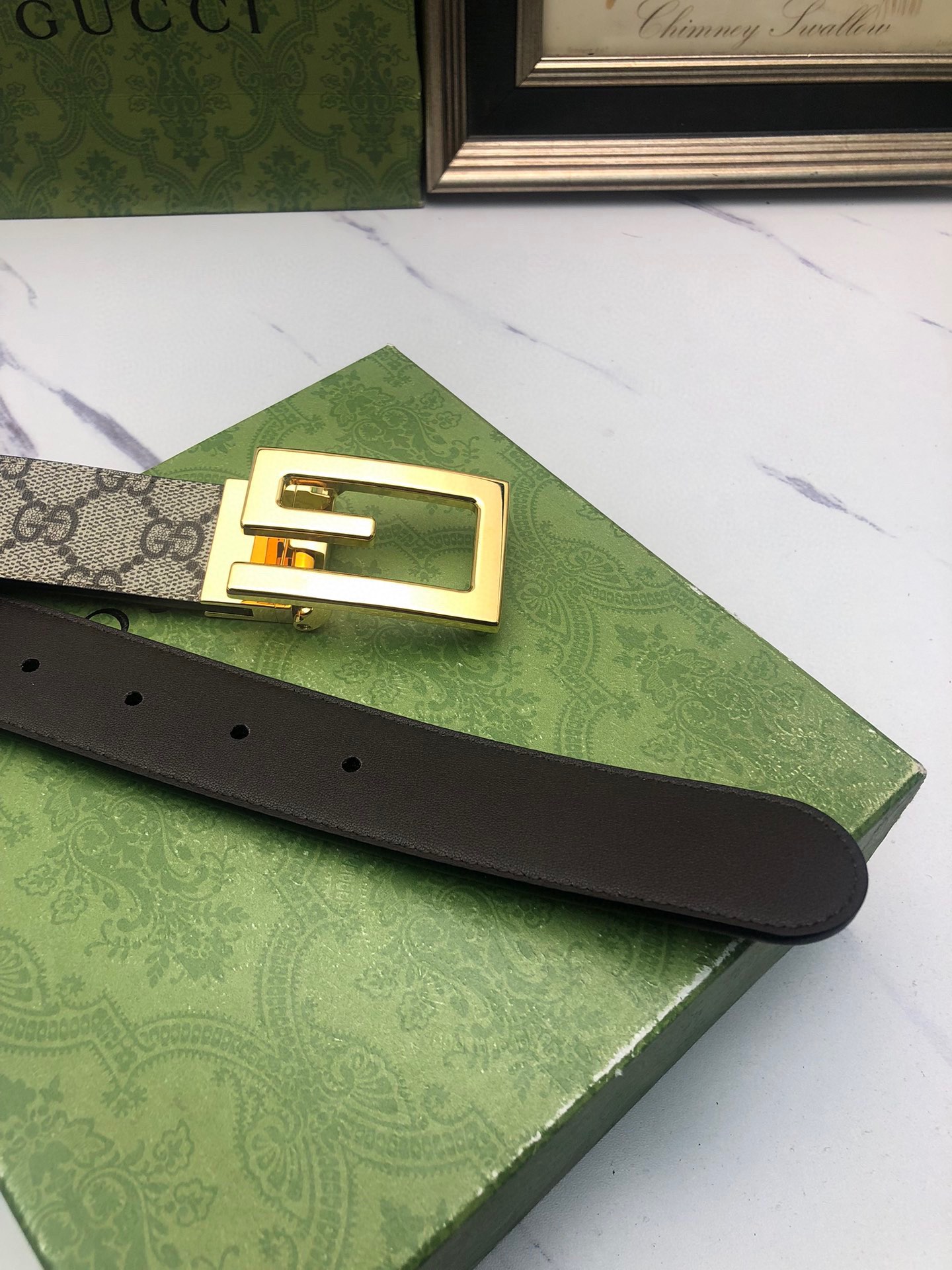 Gucci Basic Belt Cow Leather