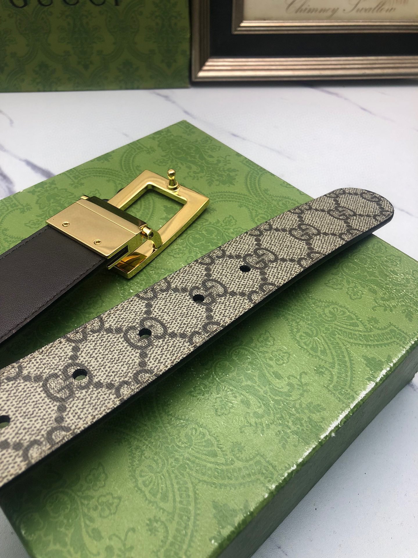 Gucci Basic Belt Cow Leather