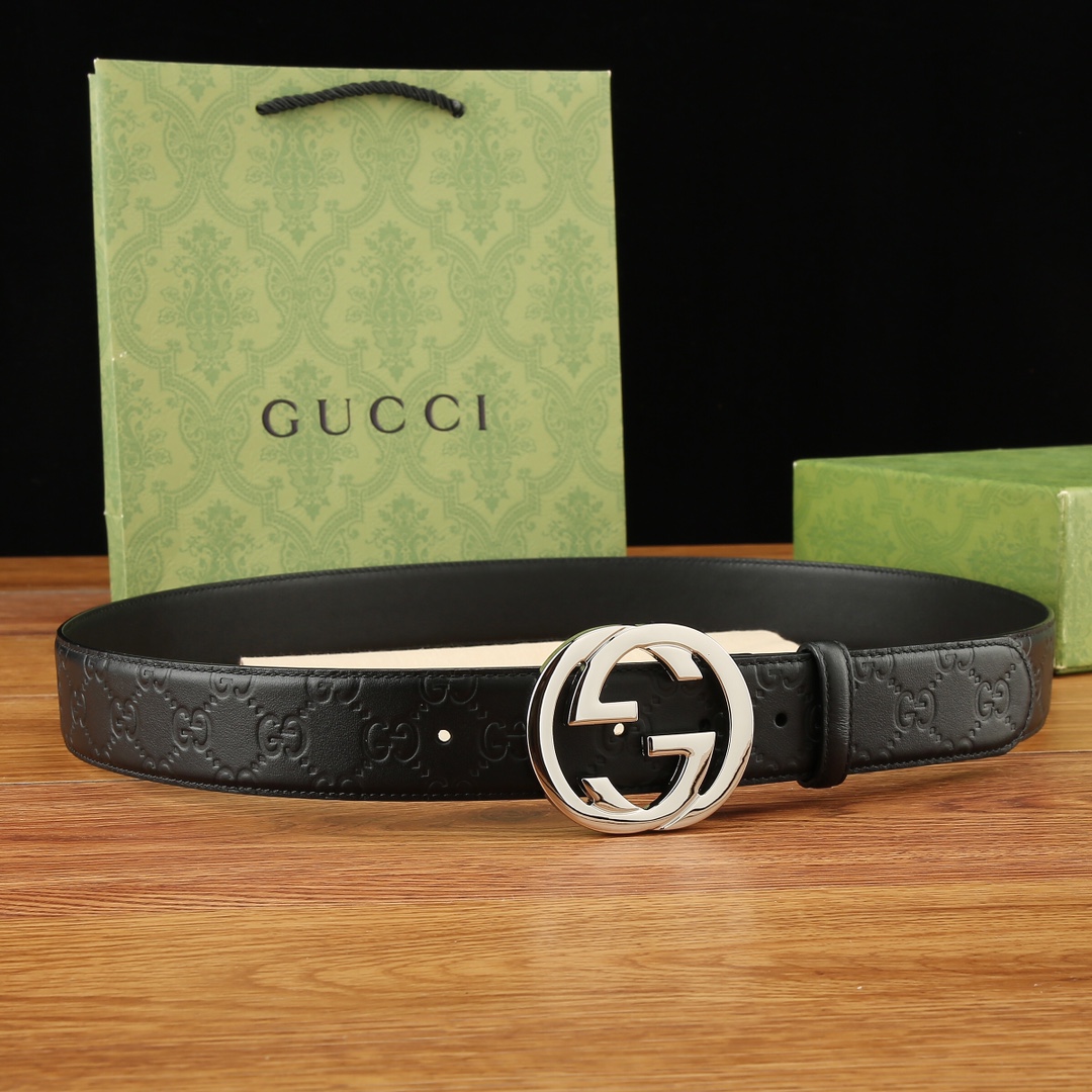 Gucci Basic Belt Top Grain Leather