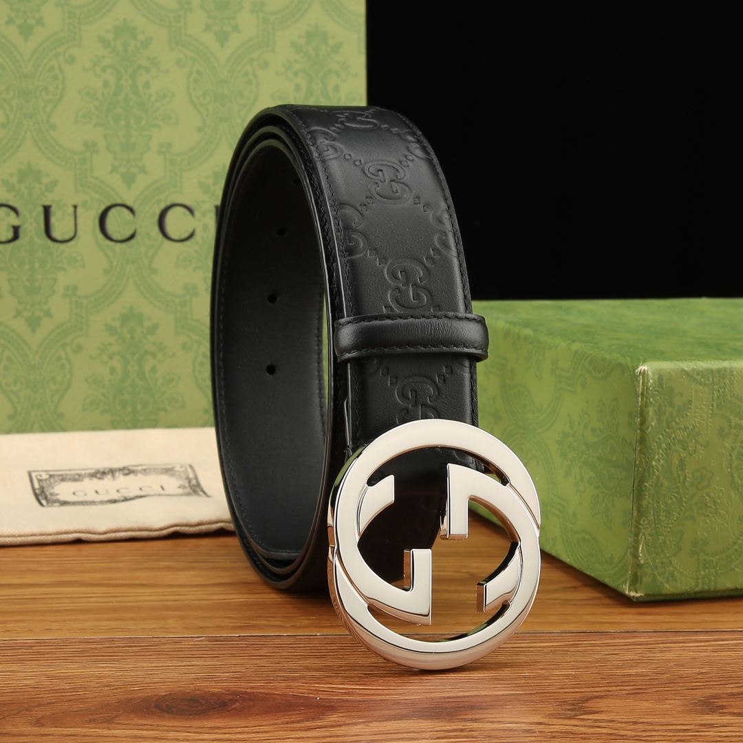 Gucci Basic Belt Top Grain Leather