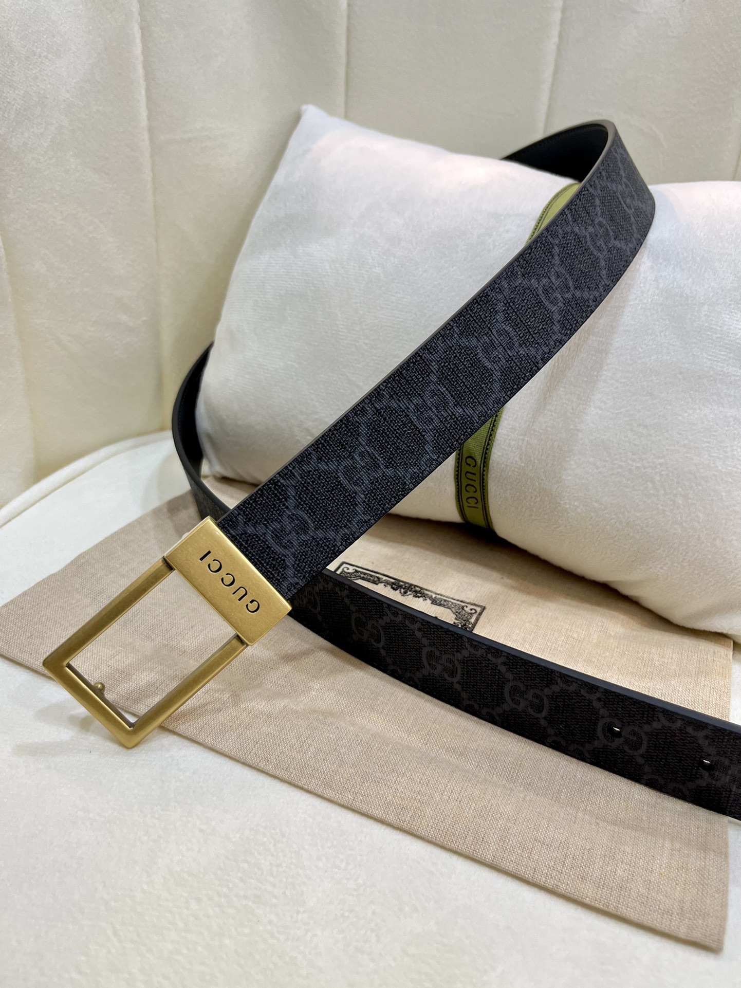 Gucci Basic Belt Top Grain Leather M