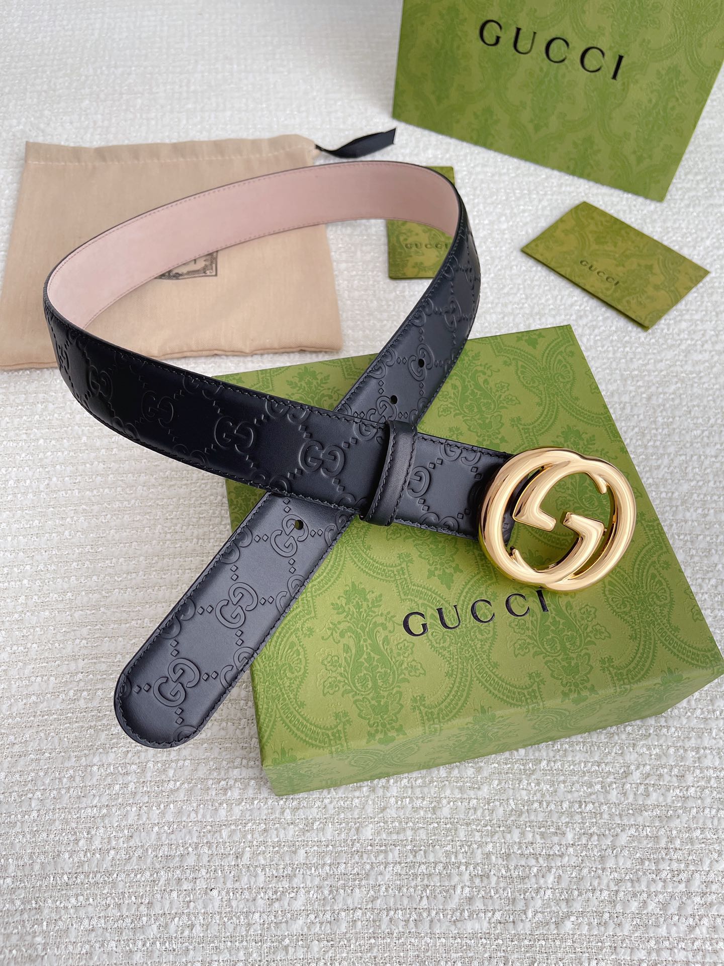 Gucci Male Basic Belt Cow Leather M