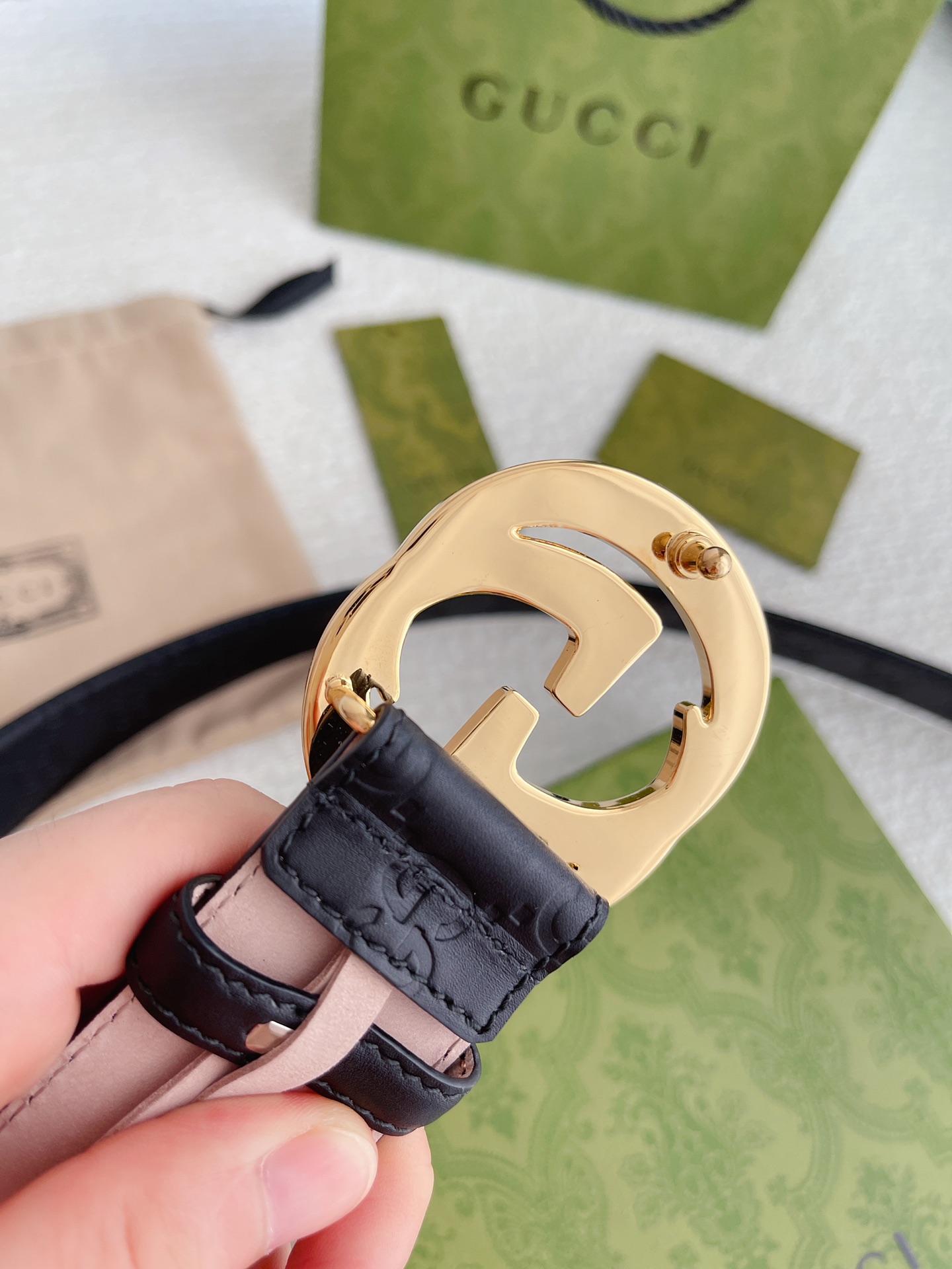 Gucci Male Basic Belt Cow Leather M