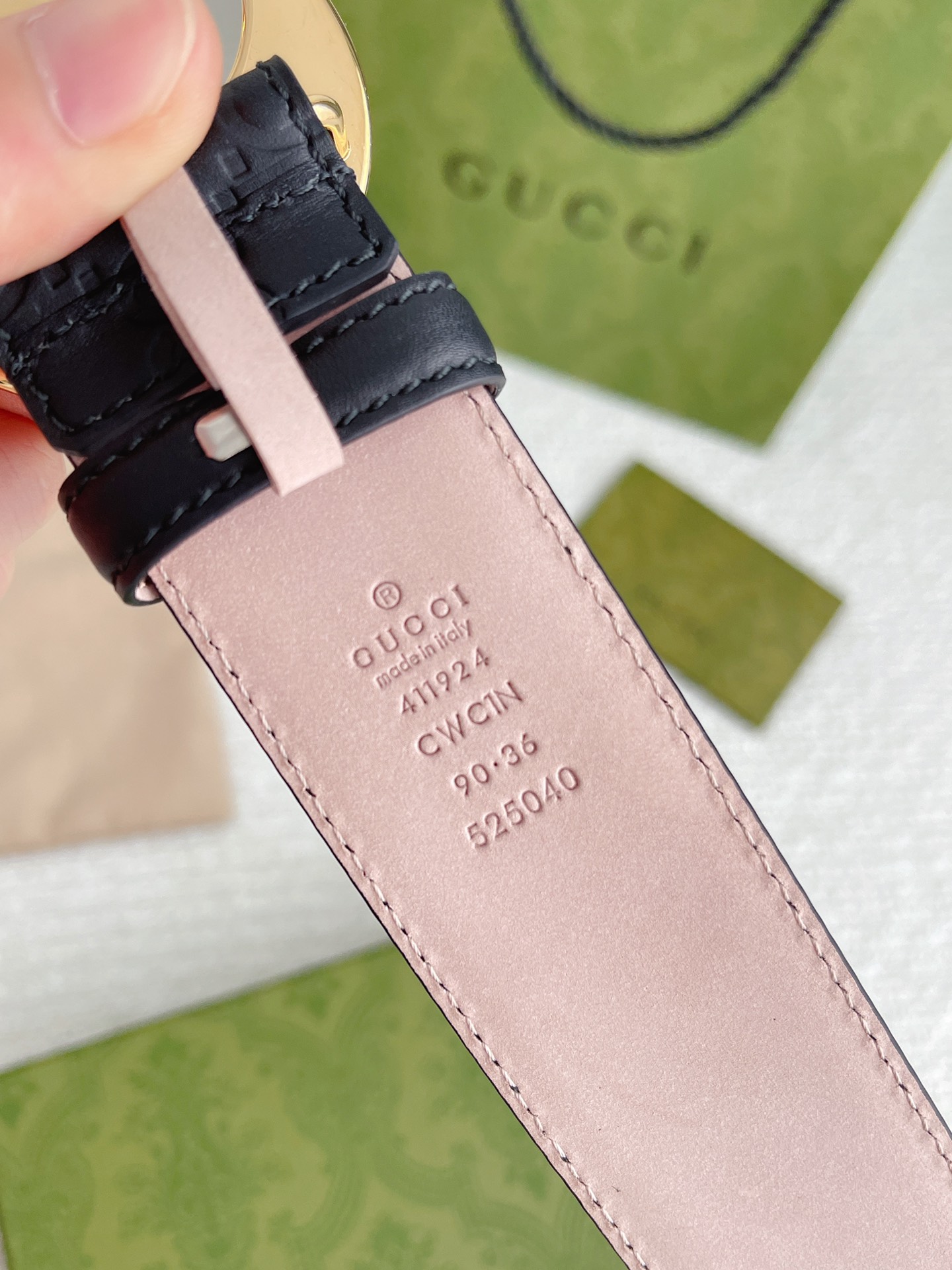 Gucci Male Basic Belt Cow Leather M