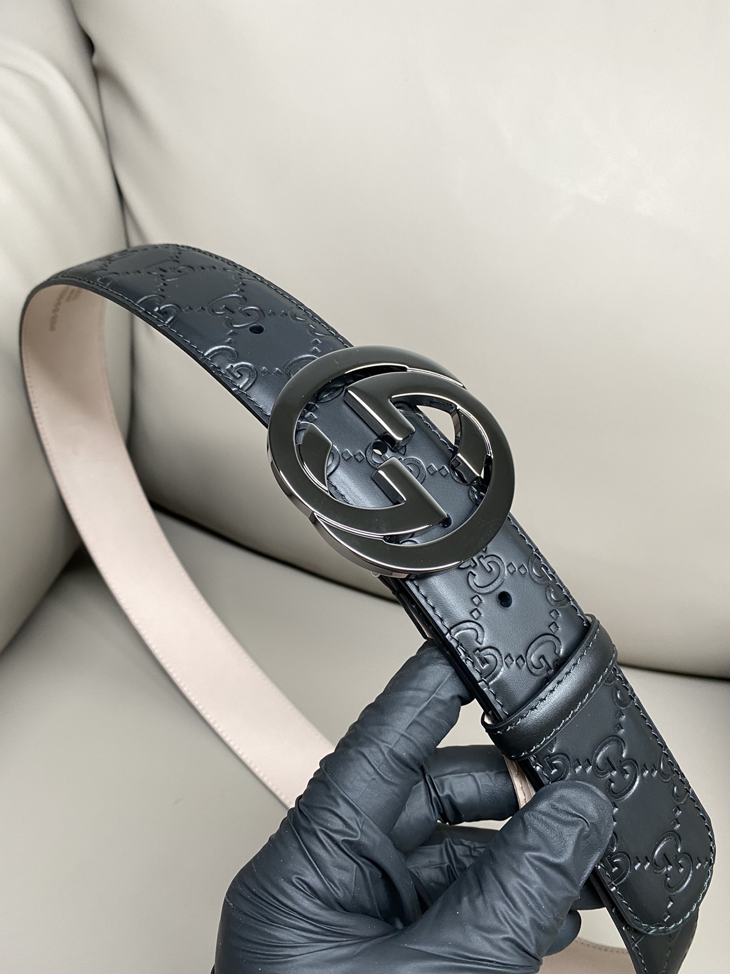 Gucci Male Basic Belt Cow Leather