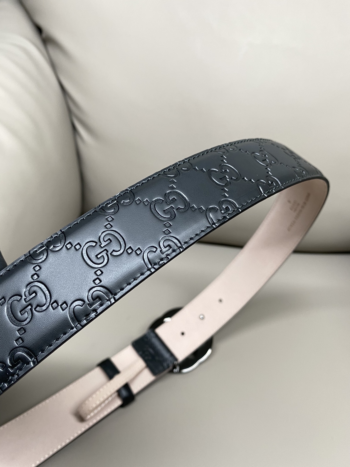 Gucci Male Basic Belt Cow Leather