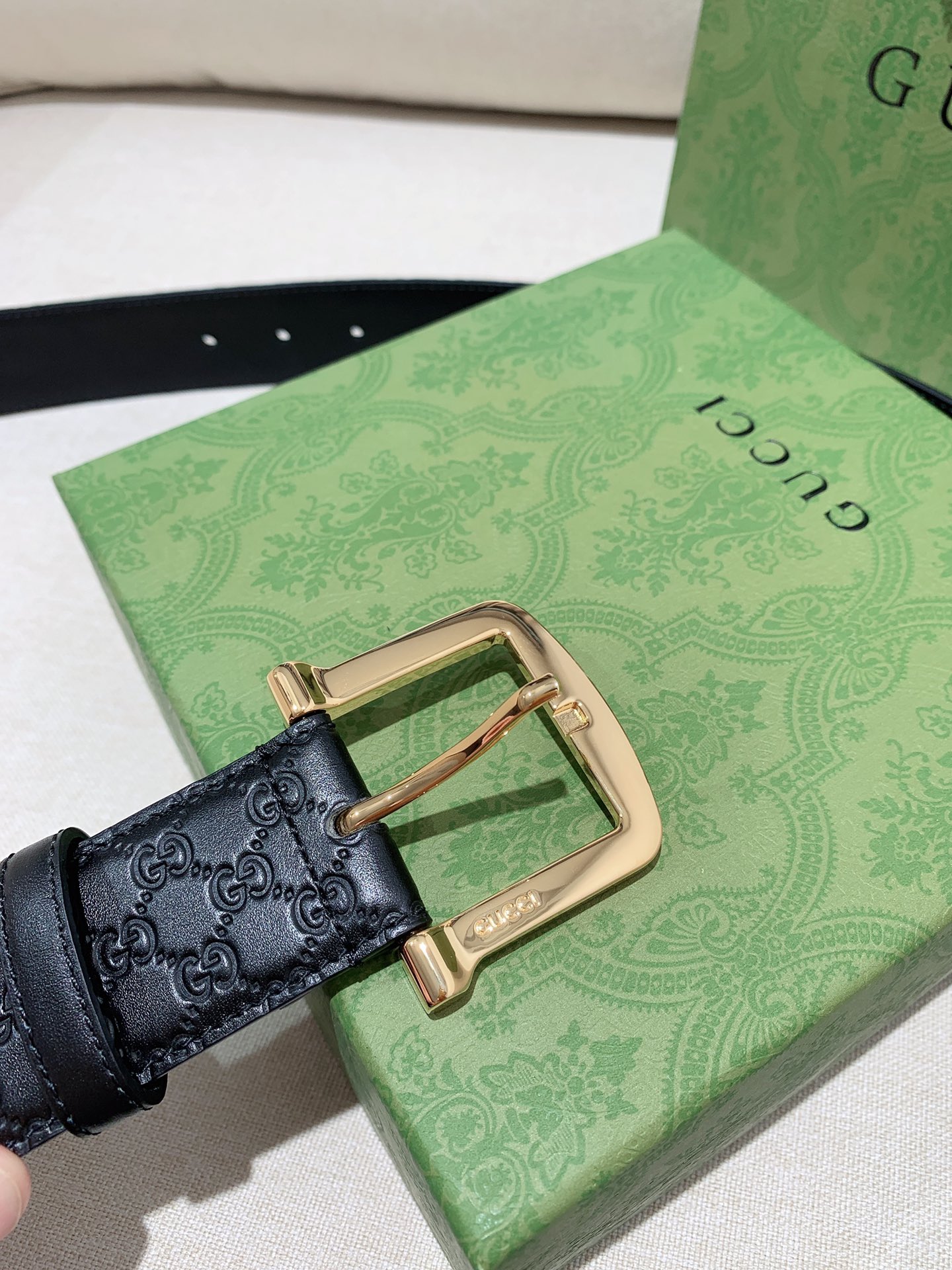 Gucci Male Basic Belt Cow Leather