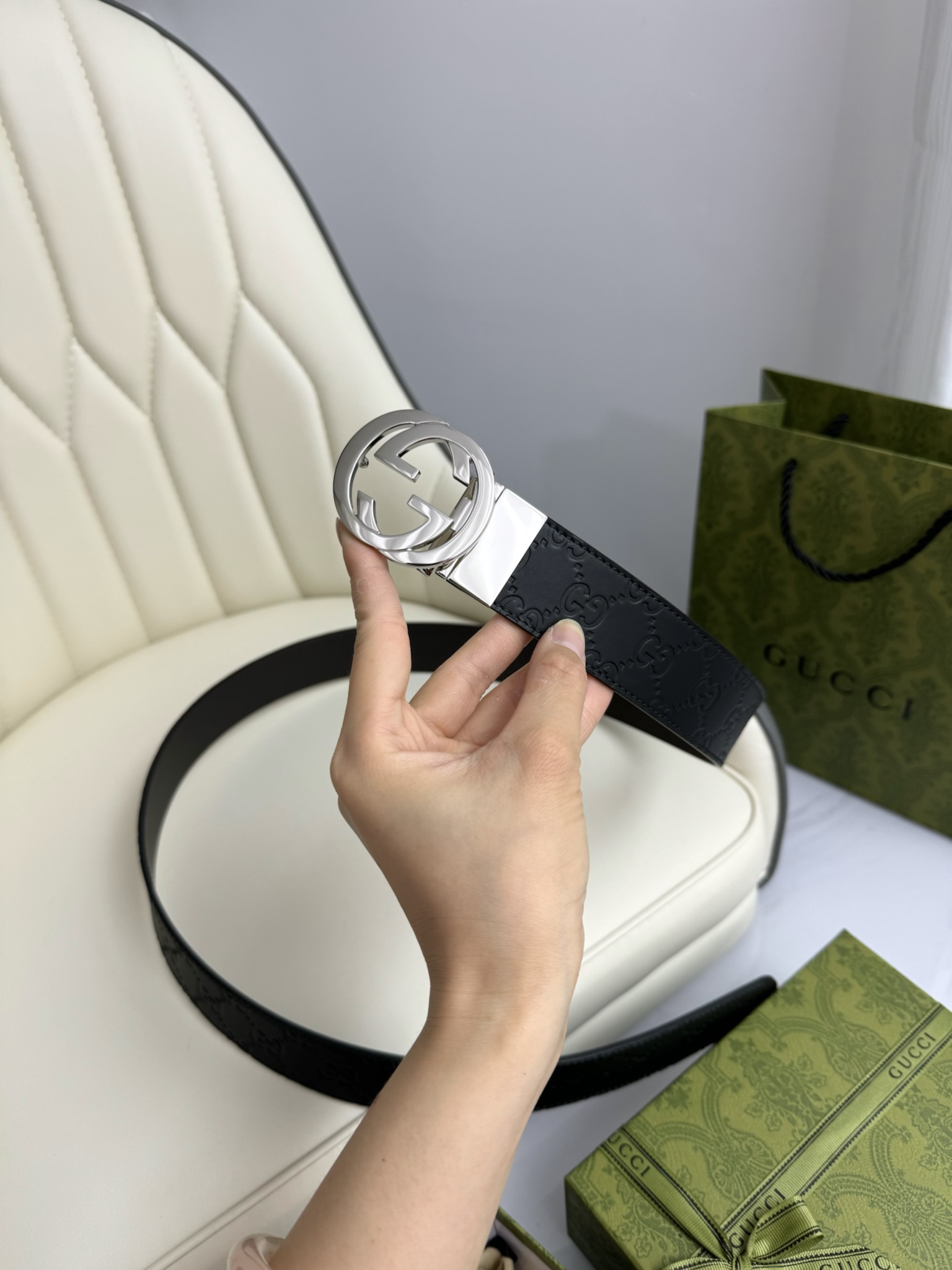 Gucci Male Basic Belt M