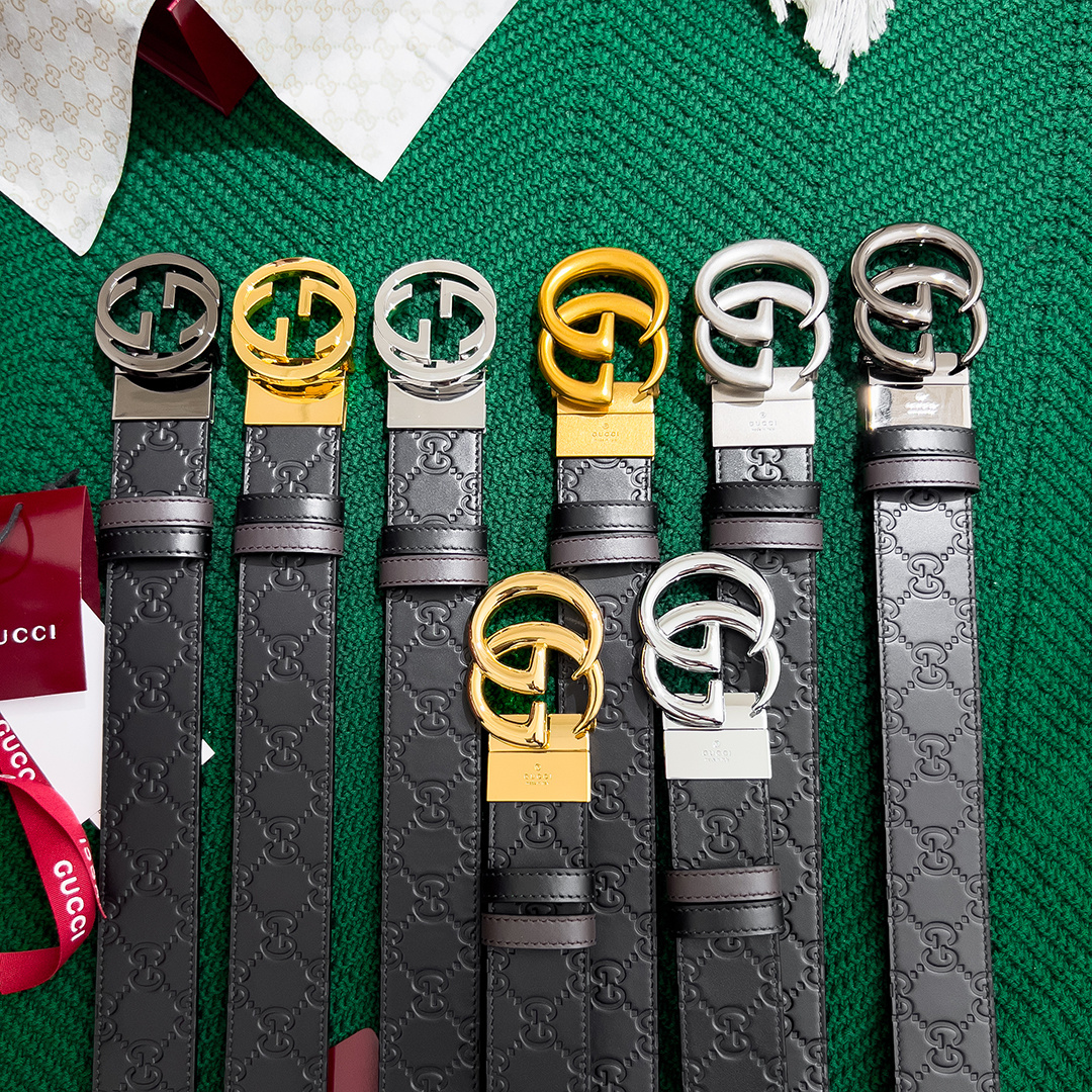 Gucci Basic Belt Cow Leather 125cm-m