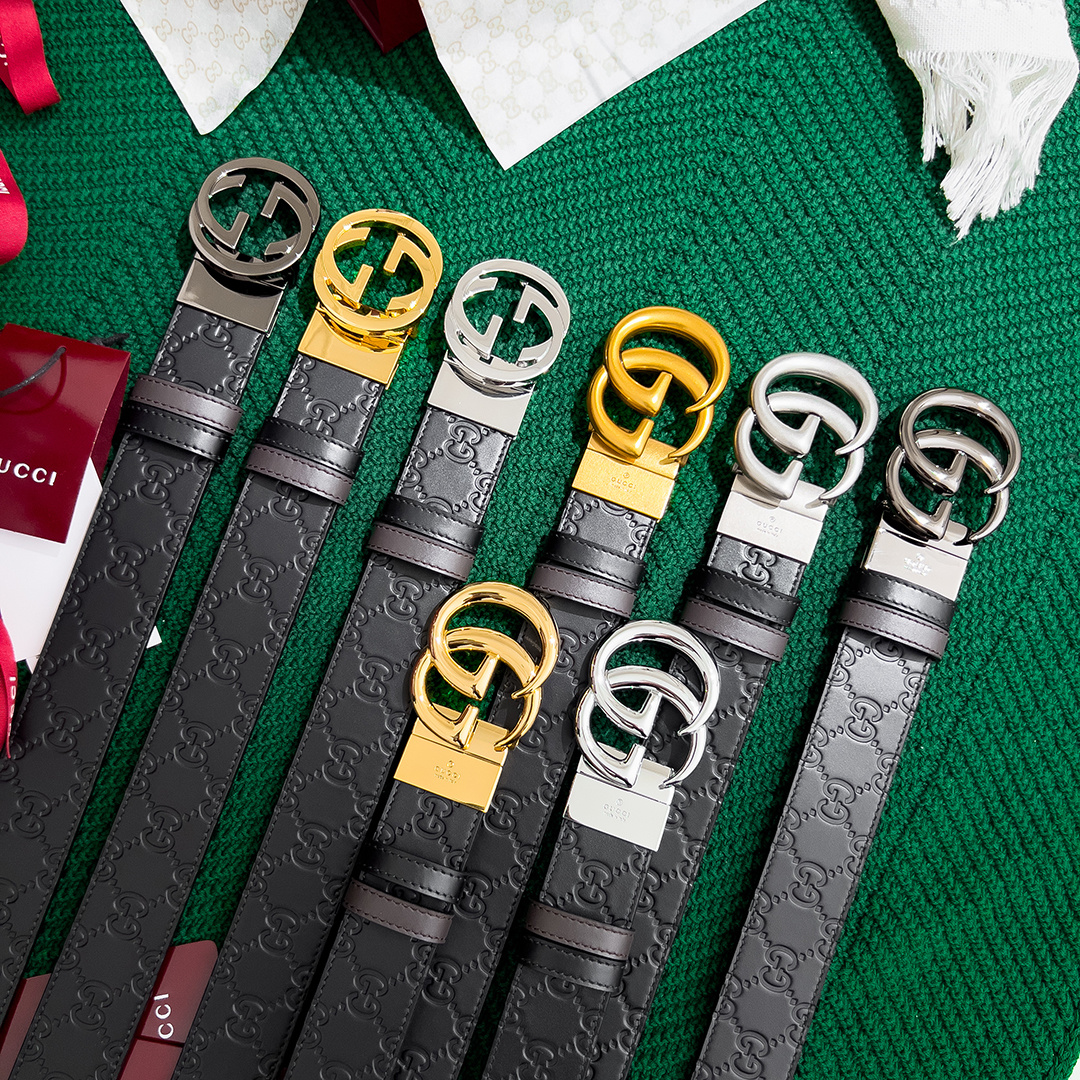 Gucci Basic Belt Cow Leather 125cm-m