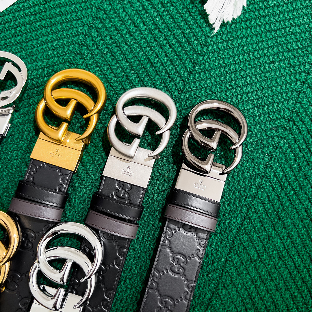 Gucci Basic Belt Cow Leather 125cm-m