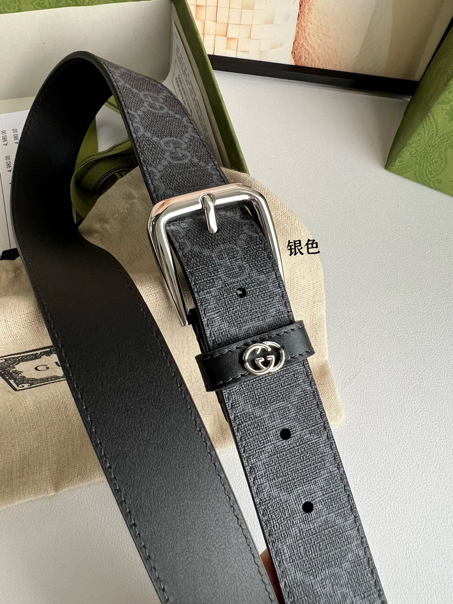 Gucci Male Basic Belt Canvas S-m
