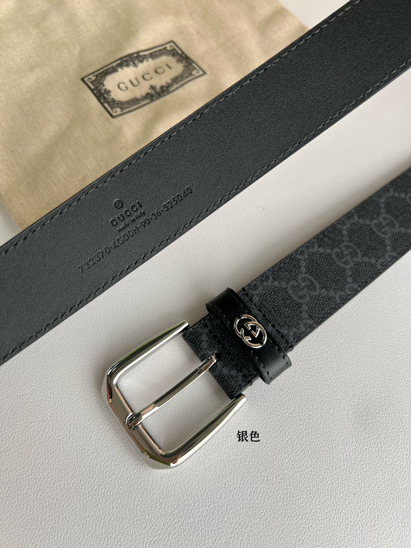 Gucci Male Basic Belt Canvas S-m