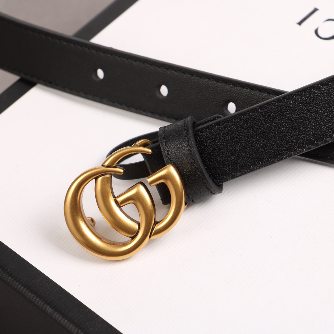 Gucci Basic Belt Top Grain Leather