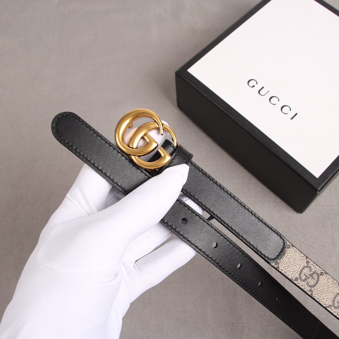 Gucci Basic Belt Top Grain Leather