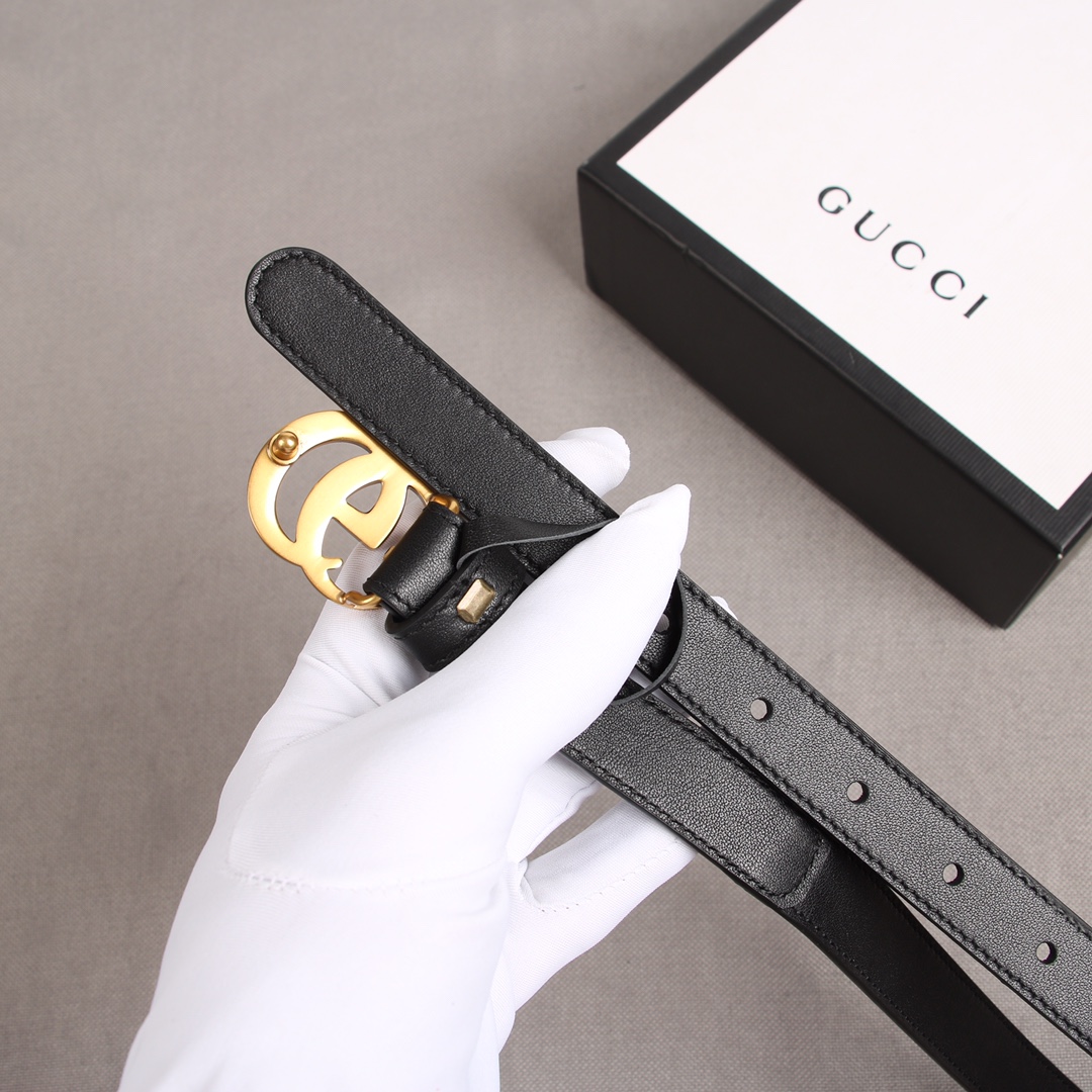 Gucci Basic Belt Top Grain Leather