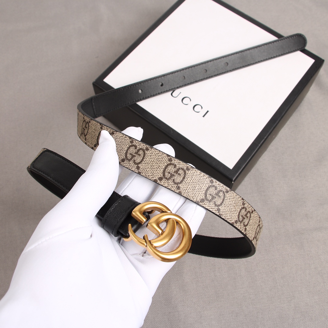 Gucci Basic Belt Top Grain Leather