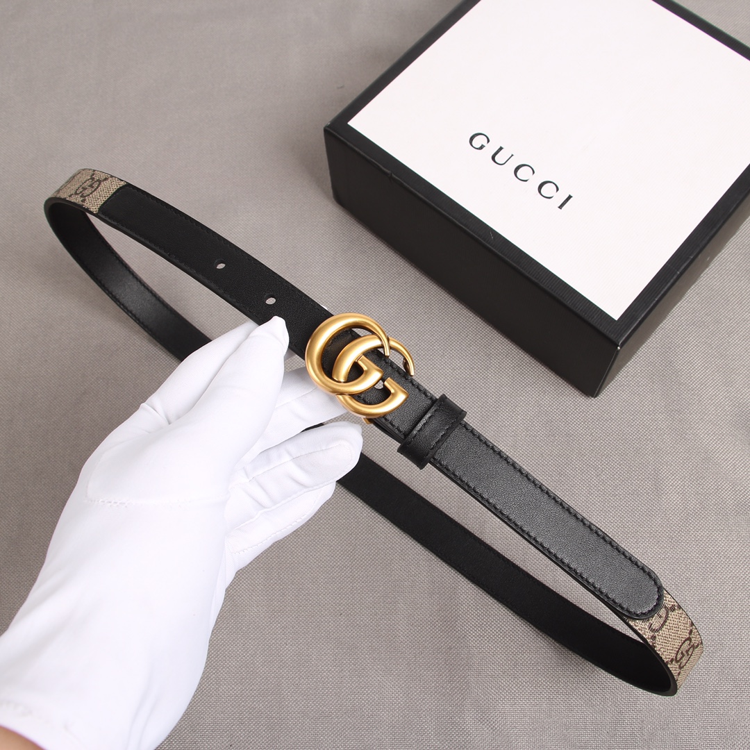 Gucci Basic Belt Top Grain Leather