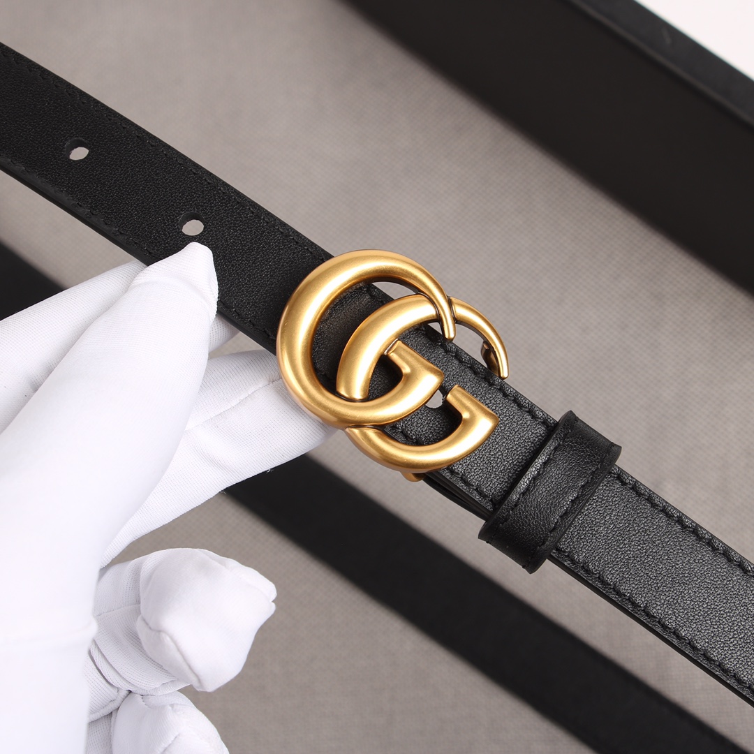 Gucci Basic Belt Top Grain Leather