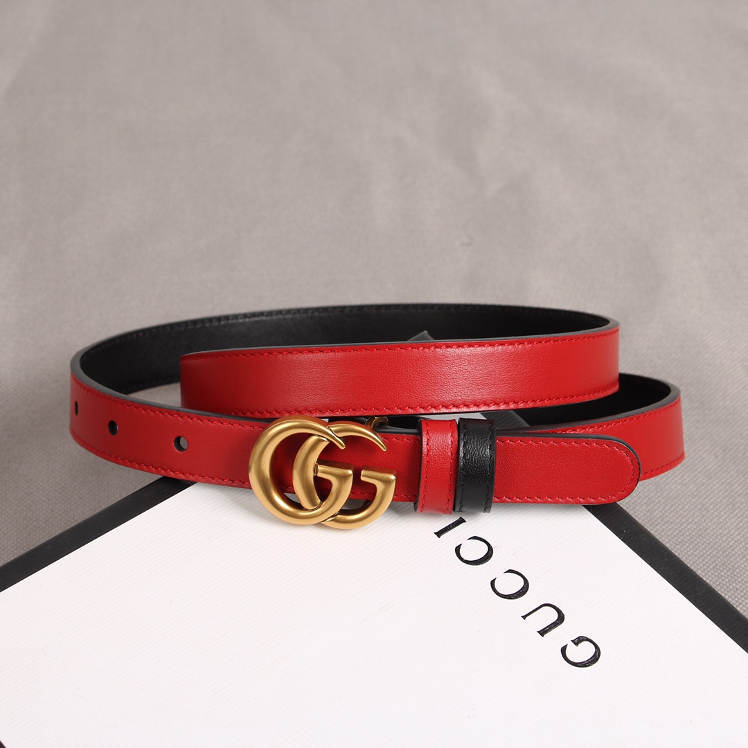 Gucci Basic Belt Top Grain Leather