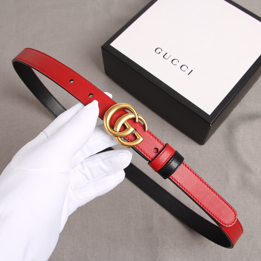 Gucci Basic Belt Top Grain Leather