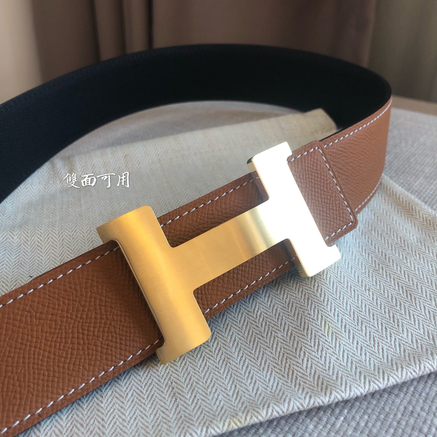 Hermès Male Leather Belt 38mm-s-m-l