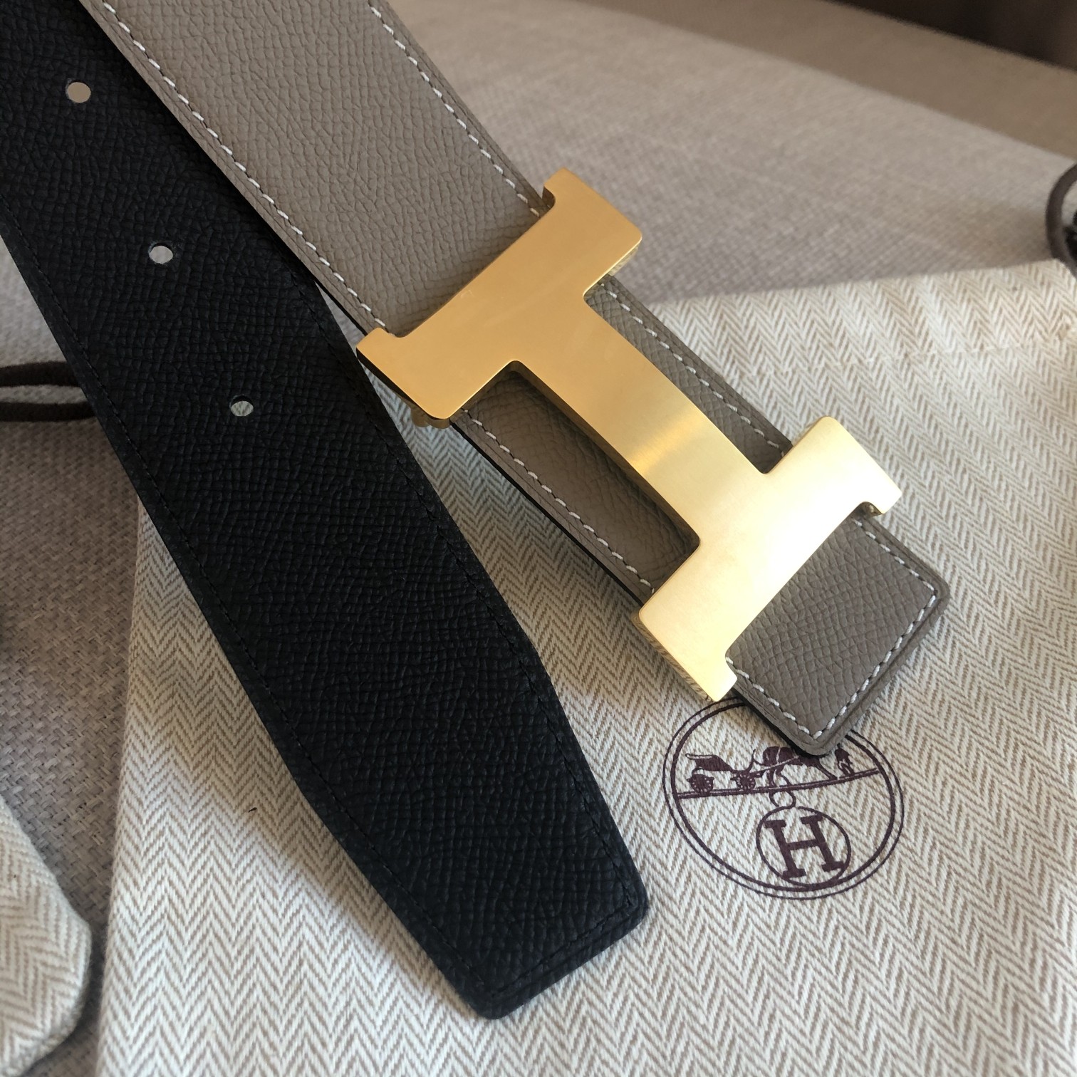 Hermès Male Leather Belt 38mm-s-m-l
