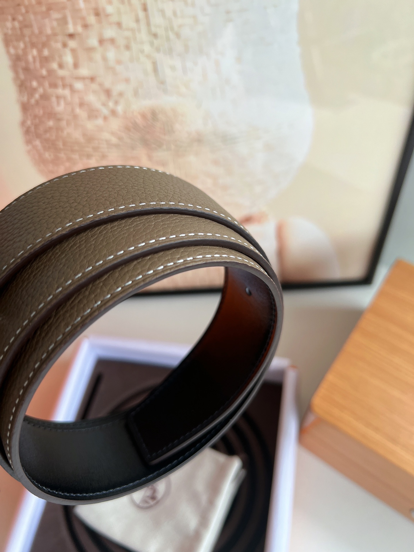 Hermès Basic Belt Cow Leather 38mm