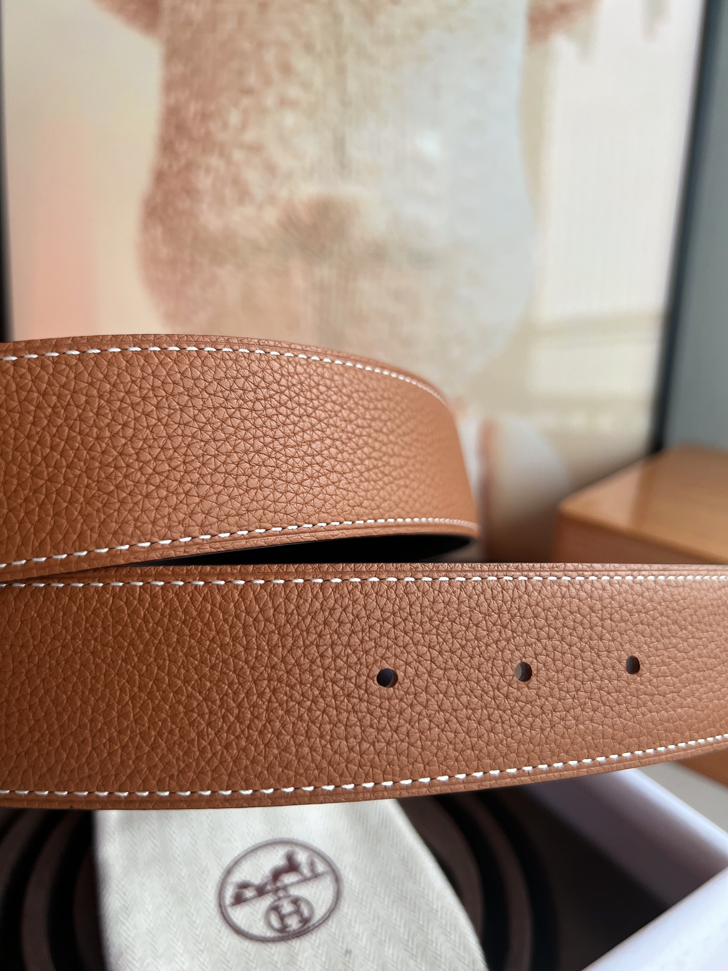 Hermès Basic Belt Cow Leather 38mm