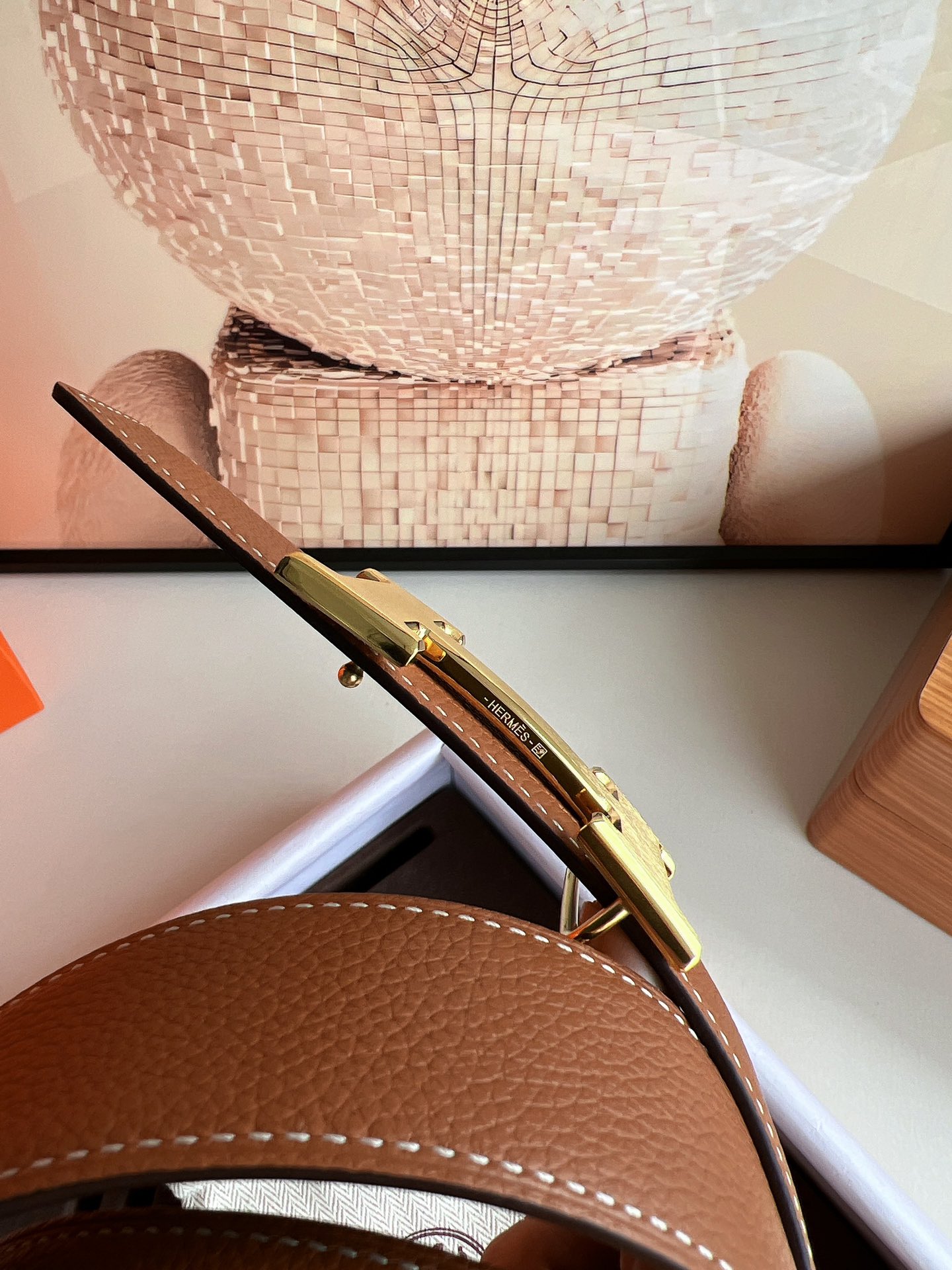 Hermès Basic Belt Cow Leather 38mm