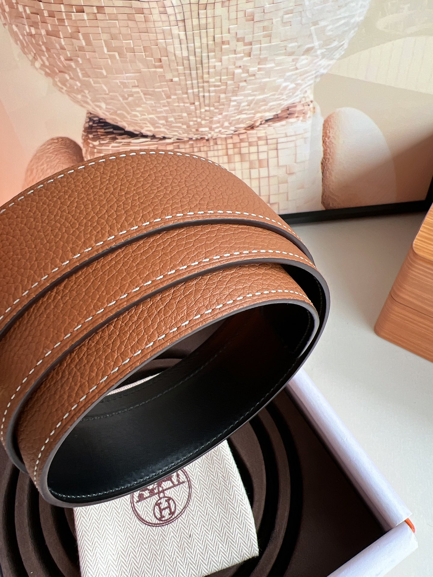 Hermès Basic Belt Cow Leather 38mm