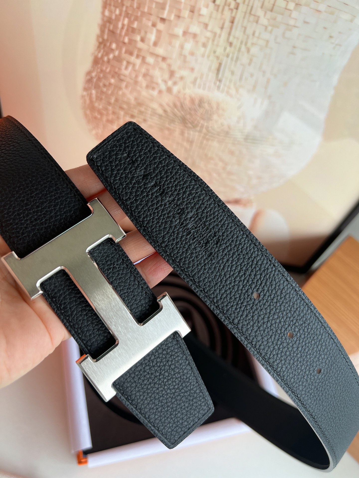 Hermès Basic Belt Cow Leather 38mm
