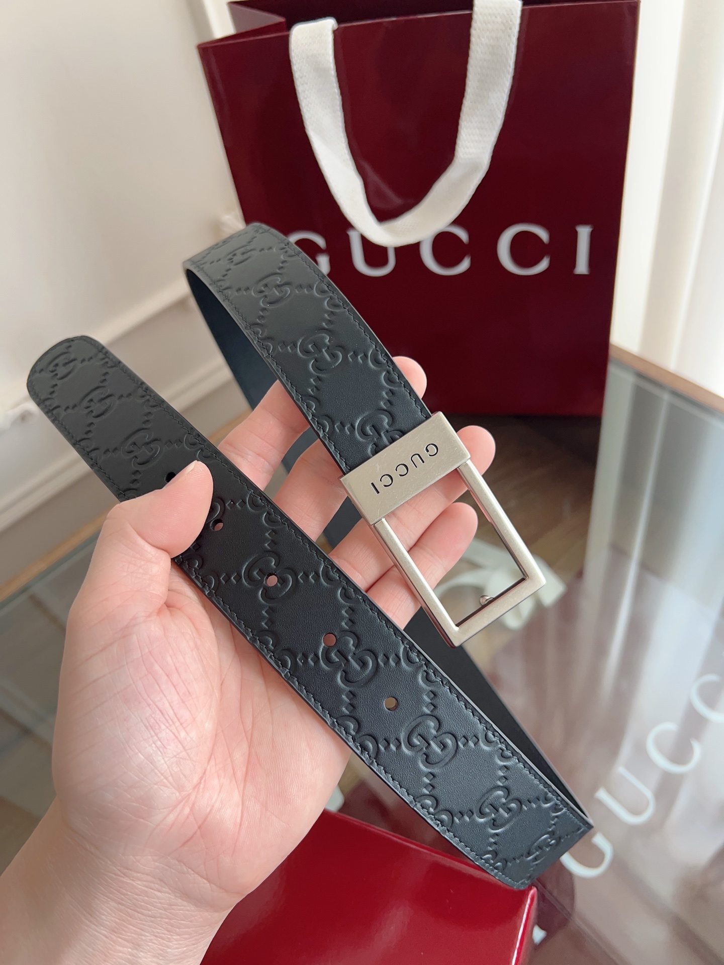 Gucci Male Basic Belt Black