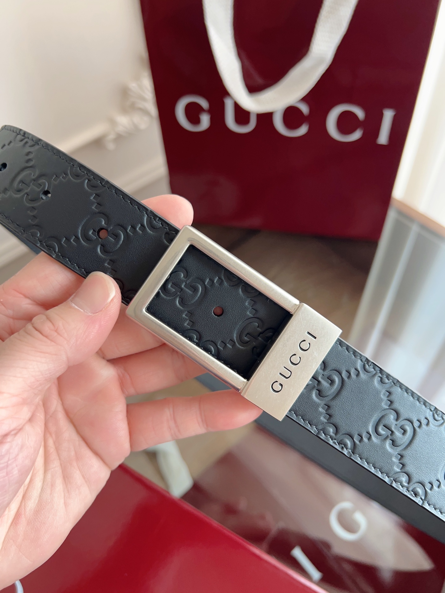 Gucci Male Basic Belt Black