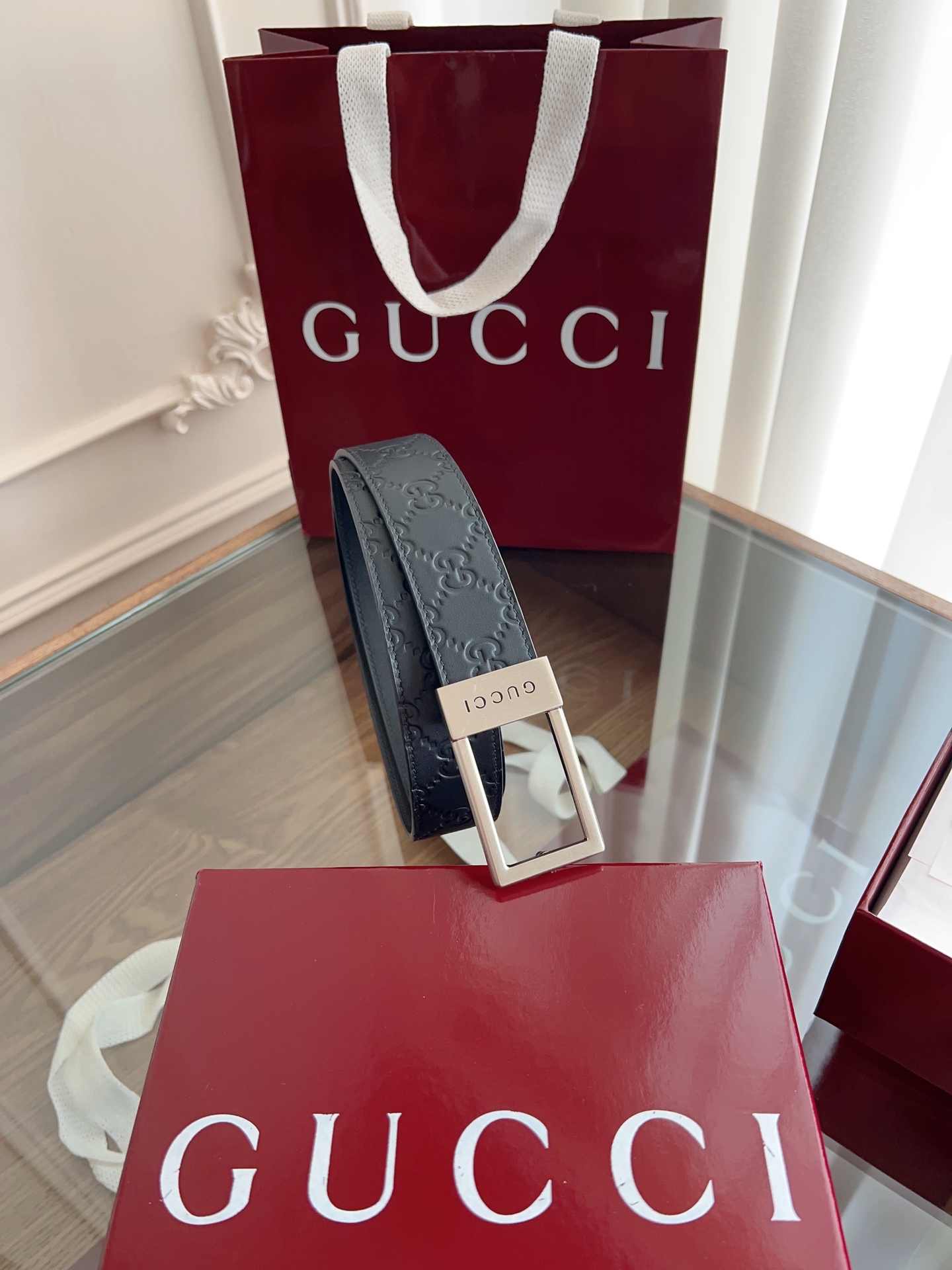 Gucci Male Basic Belt Black