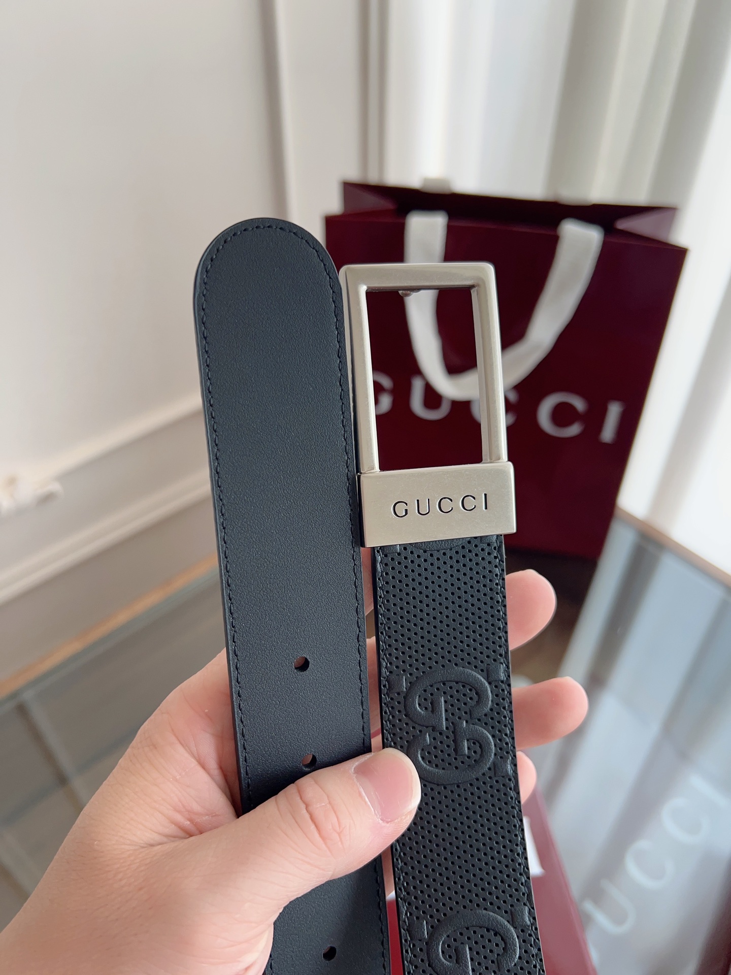 Gucci Male Basic Belt Black
