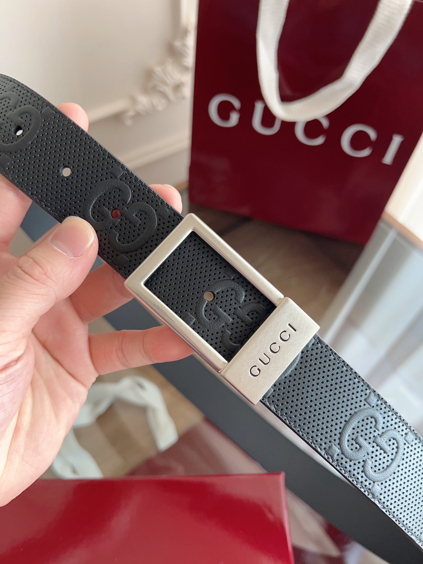 Gucci Male Basic Belt Black