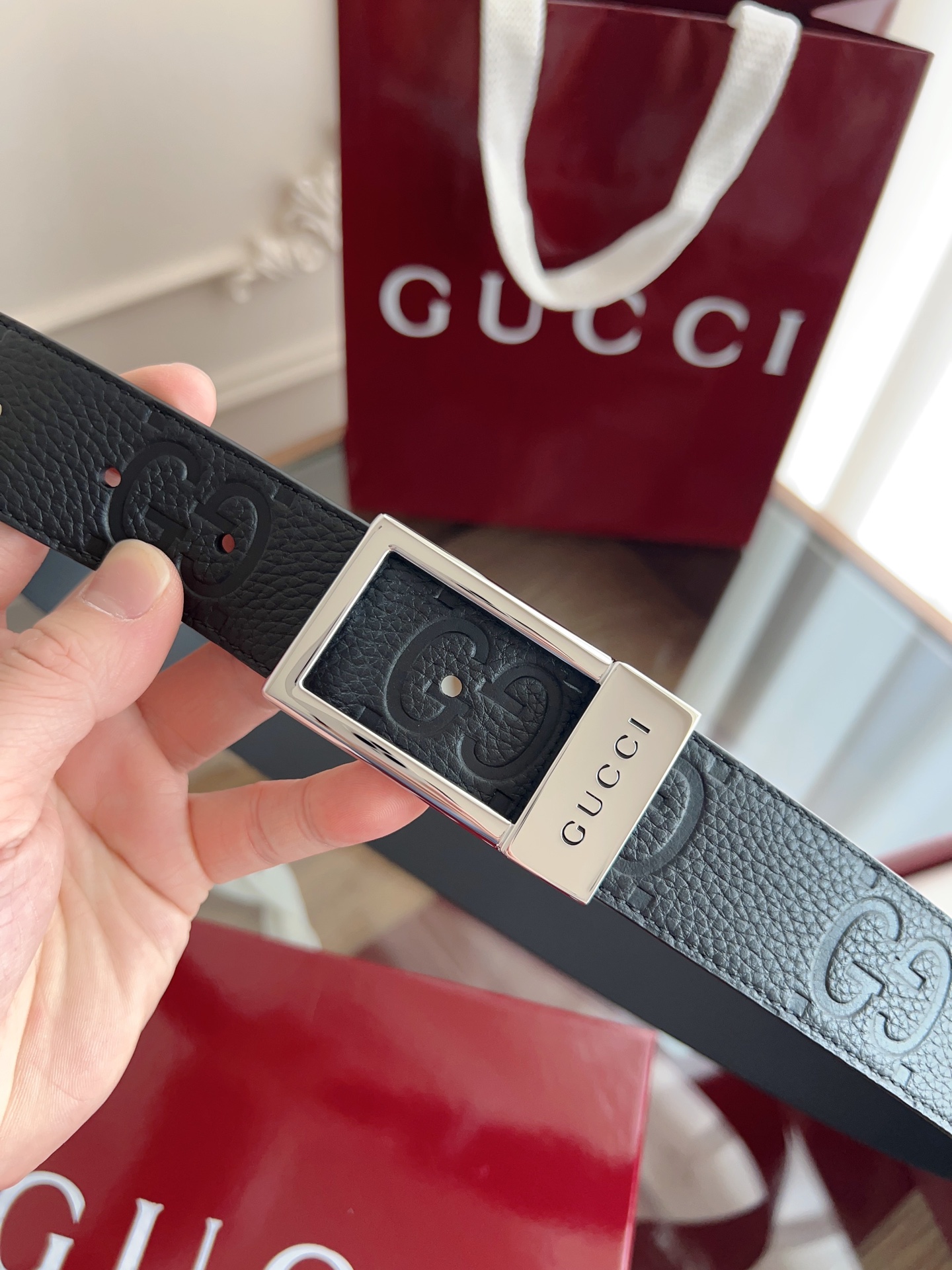 Gucci Male Basic Belt Black