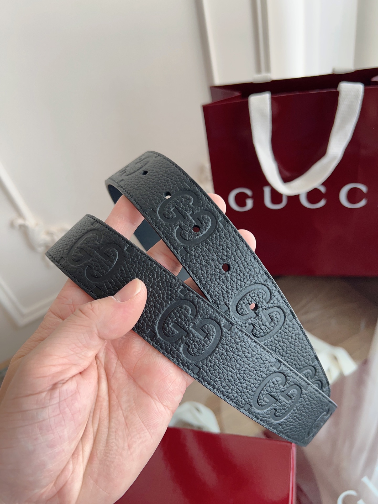 Gucci Male Basic Belt Black