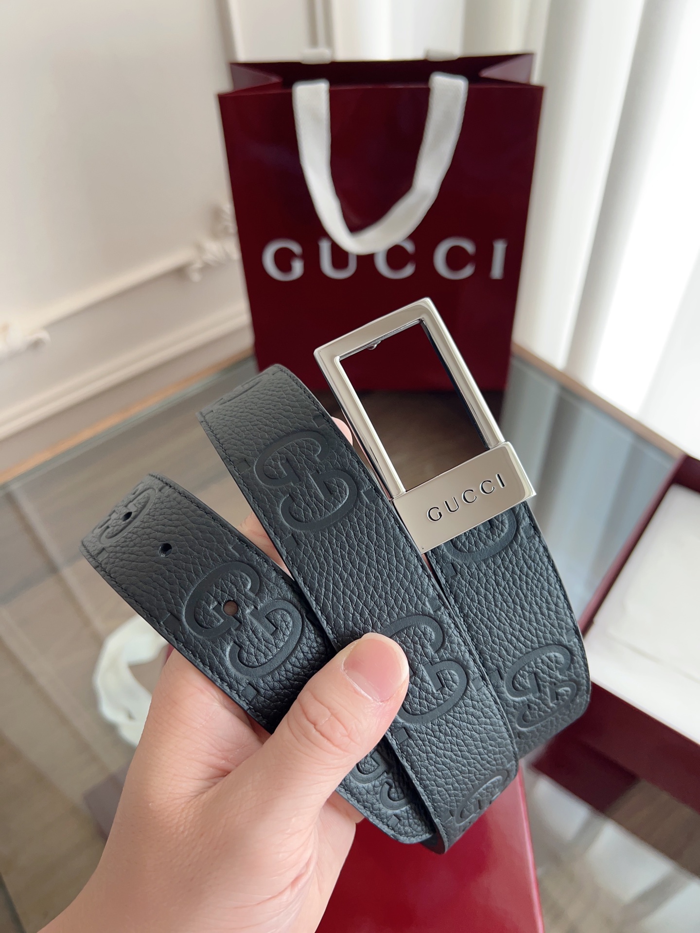 Gucci Male Basic Belt Black