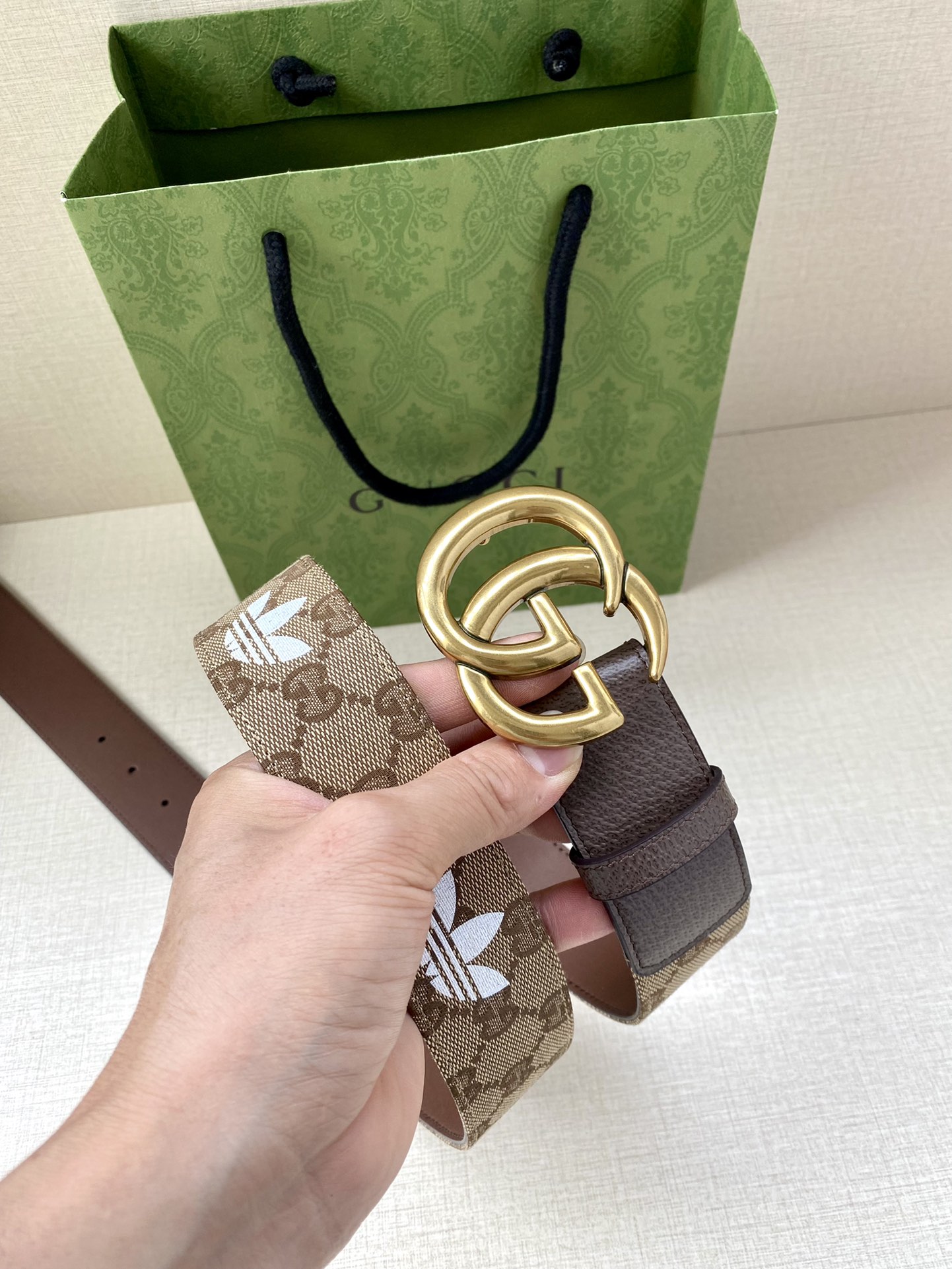 Gucci Basic Belt White S-m-l