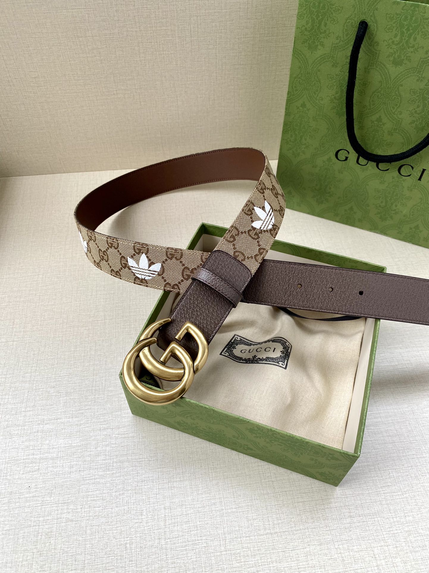 Gucci Basic Belt White S-m-l