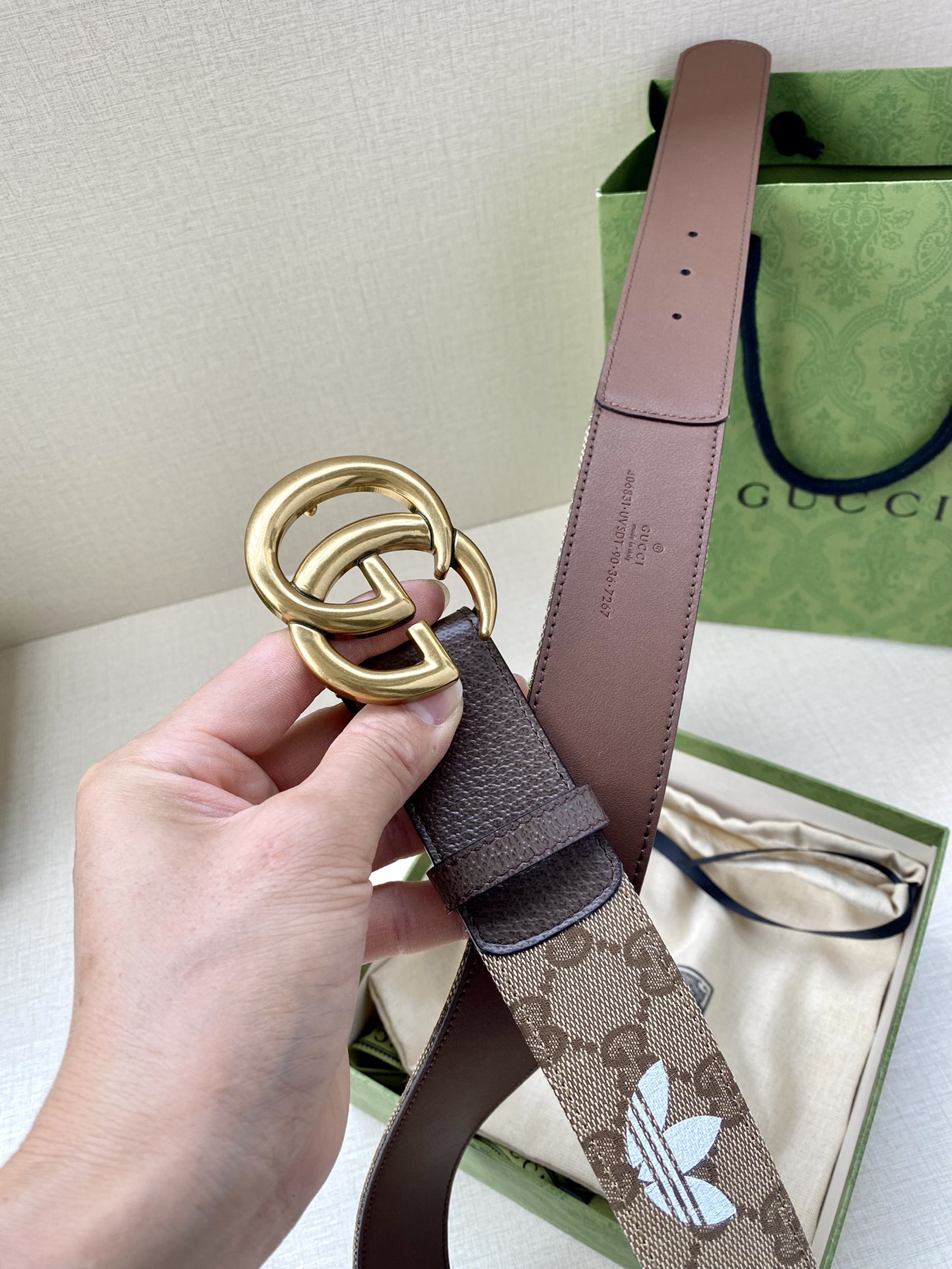 Gucci Basic Belt White S-m-l