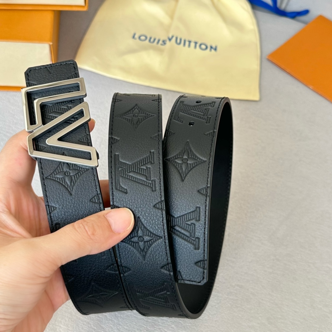 Louis Vuitton Basic Belt Cow Leather 35mm