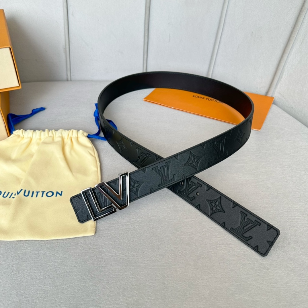 Louis Vuitton Basic Belt Cow Leather 35mm