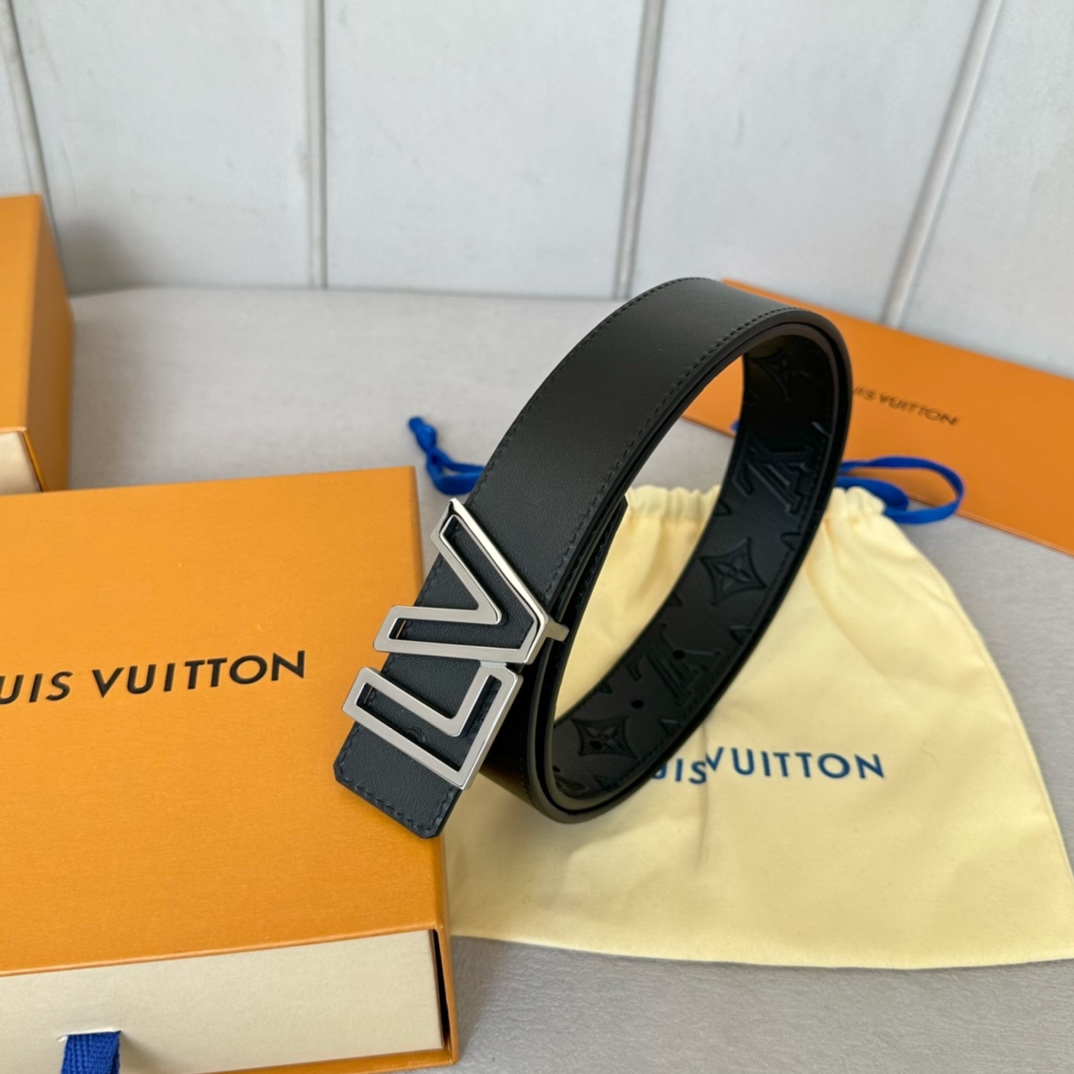Louis Vuitton Basic Belt Cow Leather 35mm