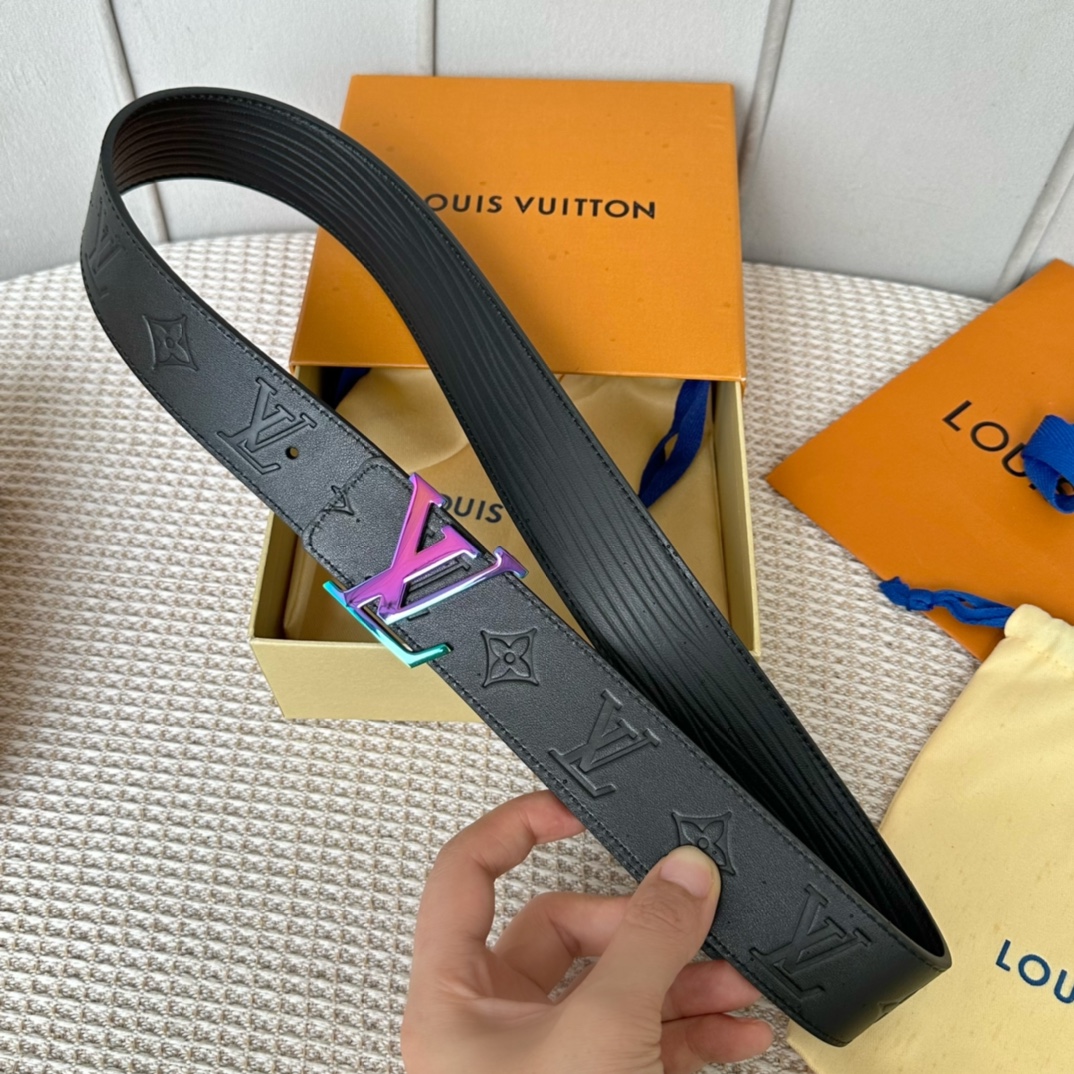 Louis Vuitton Basic Belt Cow Leather 40mm